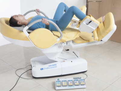 Table examen gynécologique électrique